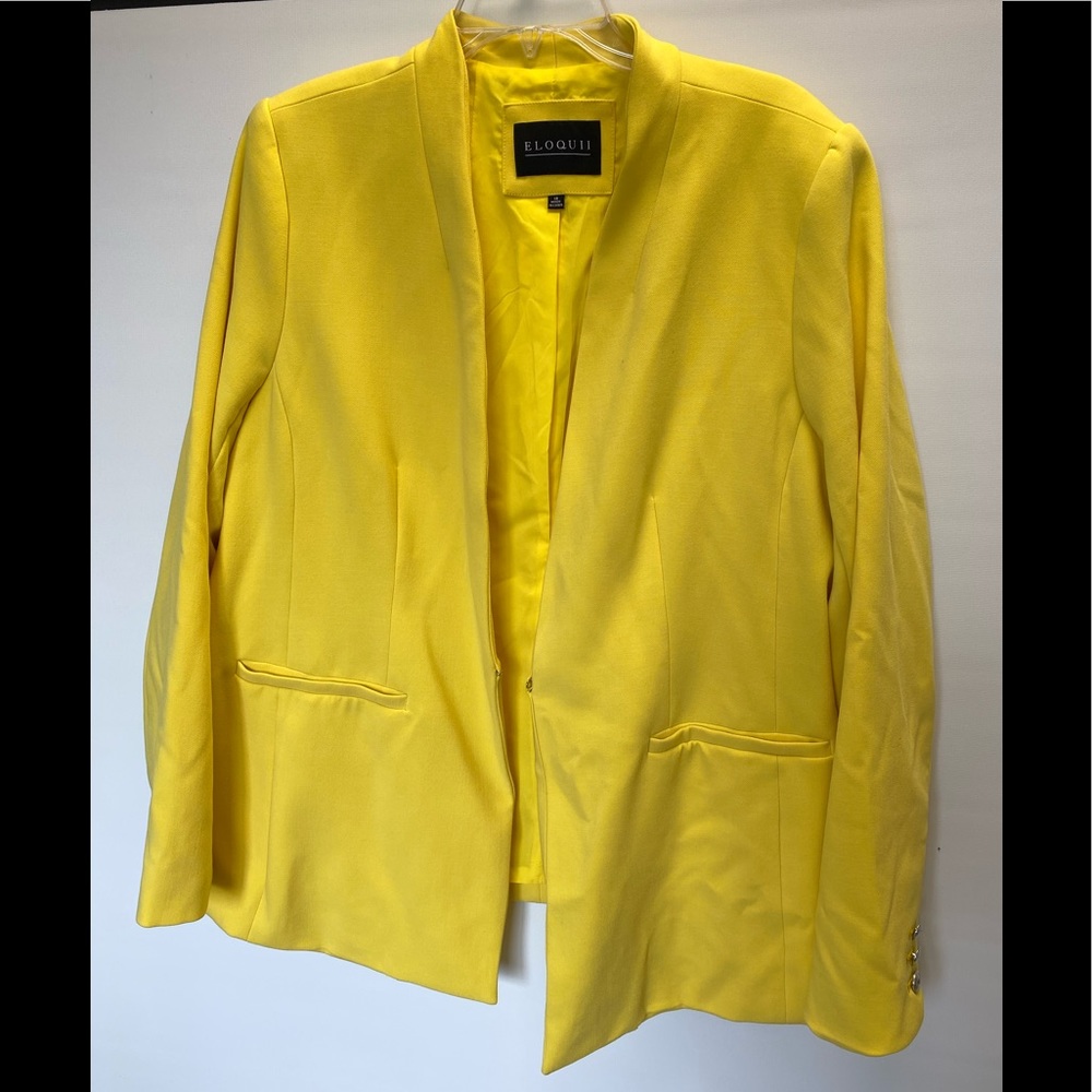 Canary Yellow Blazer